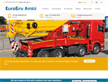 Tablet Screenshot of eurogruamici.com
